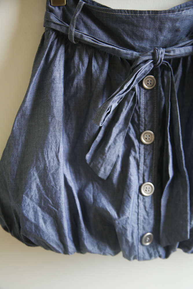 Falda globo jean – Talla M