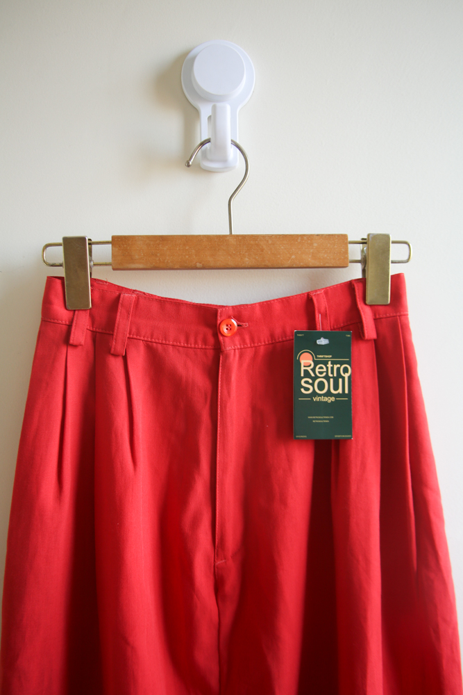 Falda larga roja – Talla S