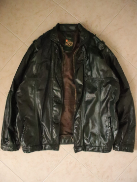 Chaqueta Cuero Verde – Talla L