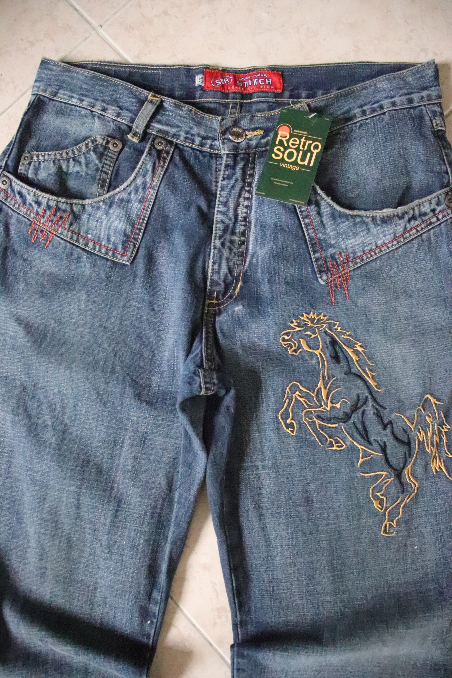 Jean Bordado STITCH – Talla 32