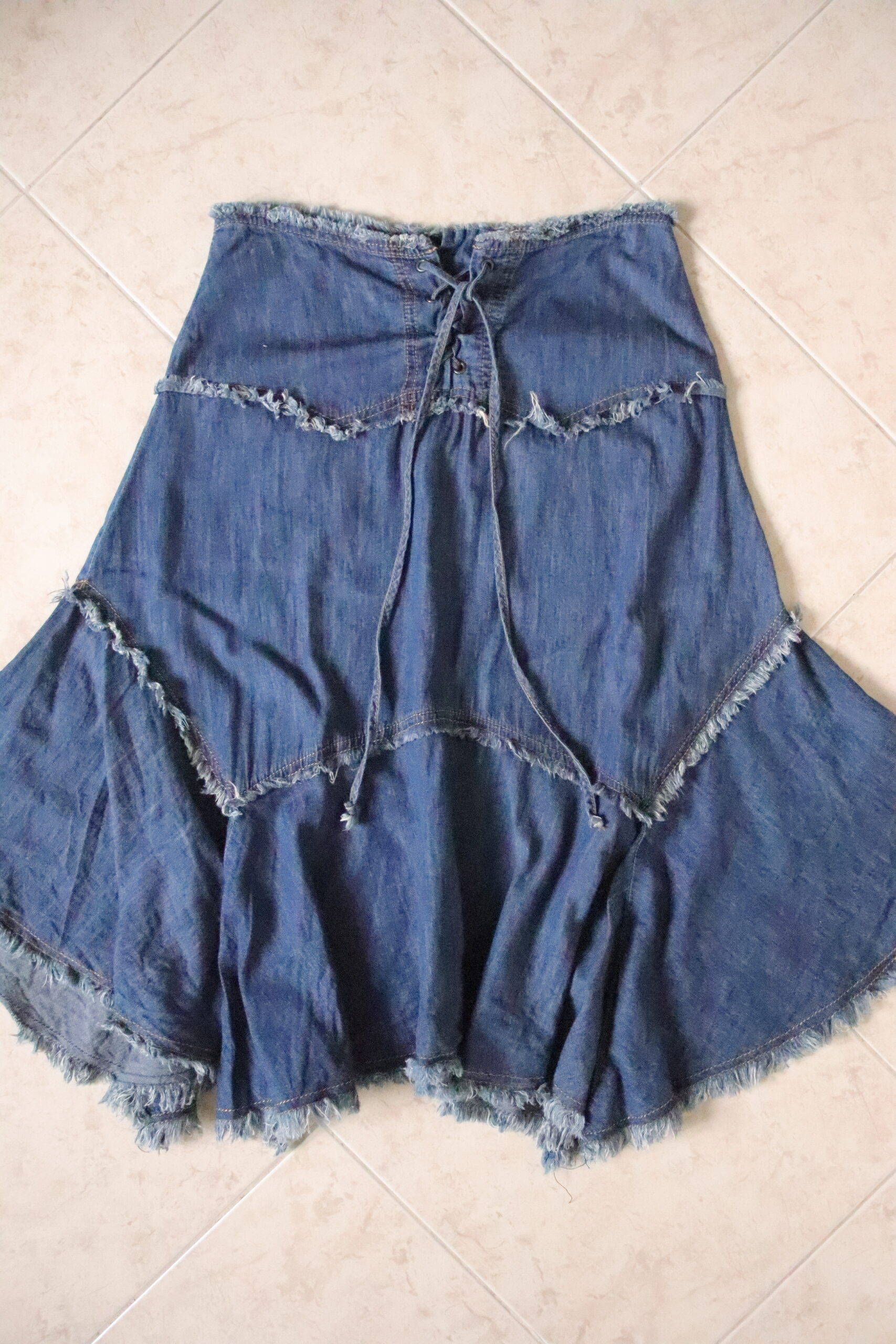 Falda Midi Flecos – Talla S