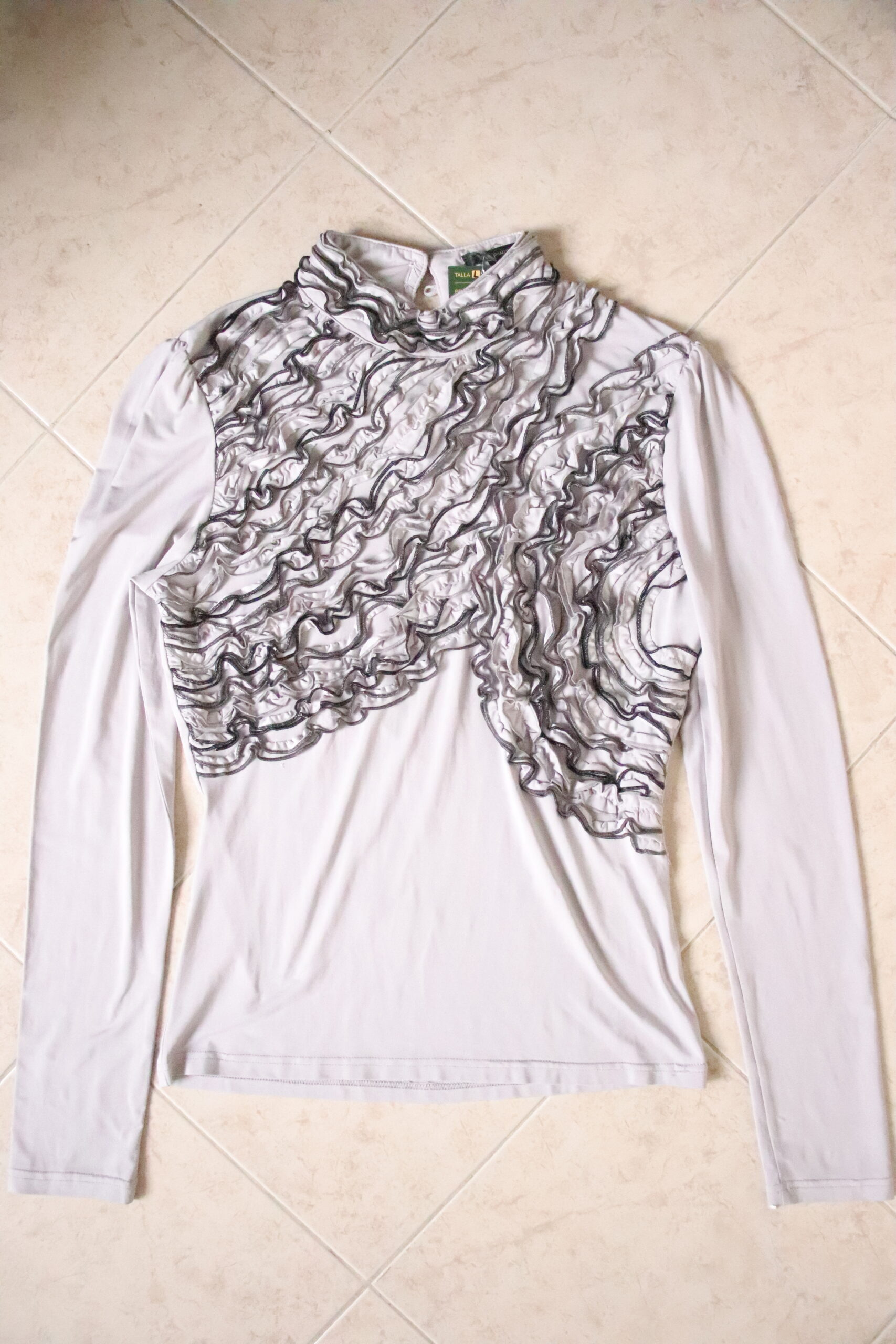 Blusa Gris LUCY PARIS – Talla L