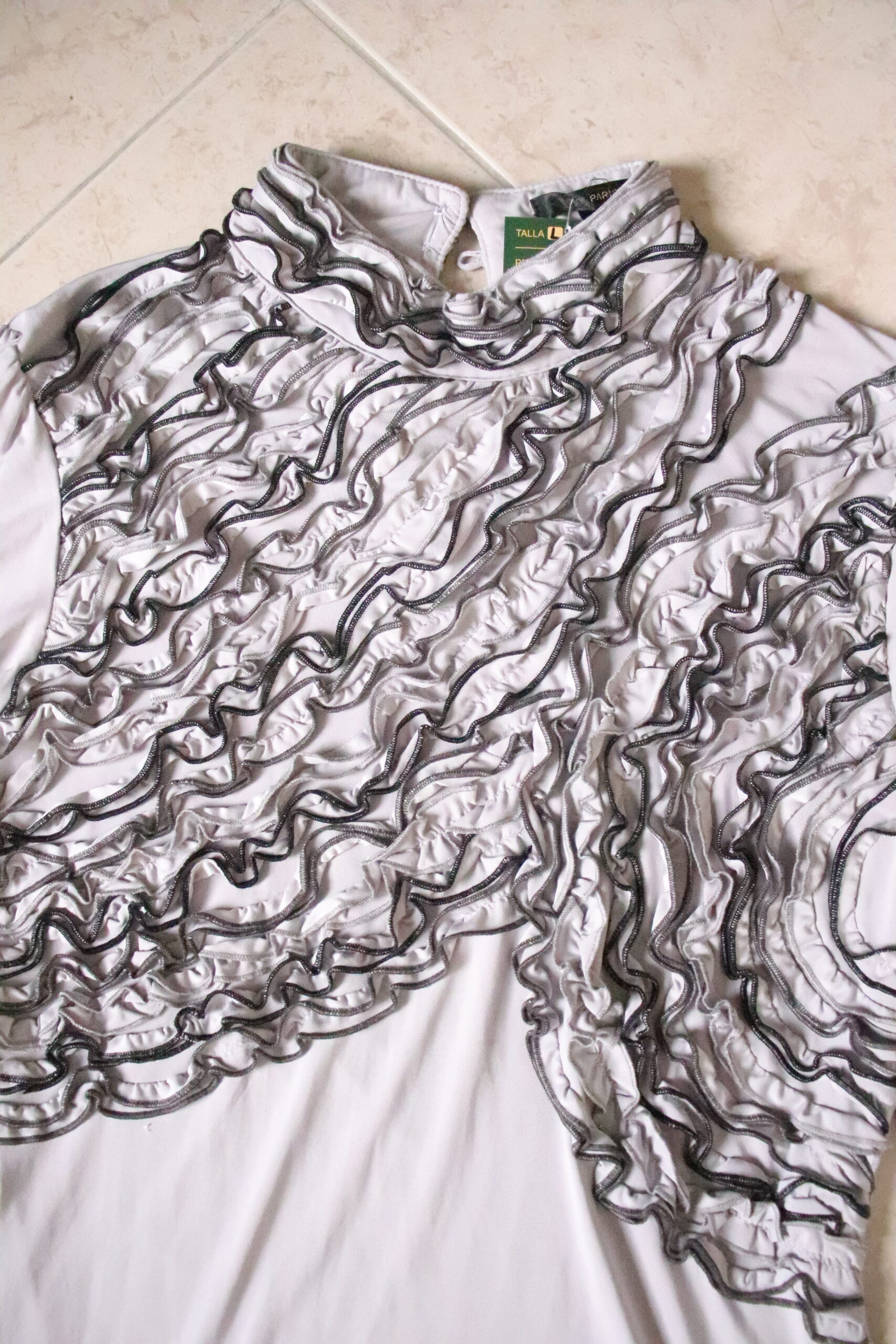 Blusa Gris LUCY PARIS – Talla L