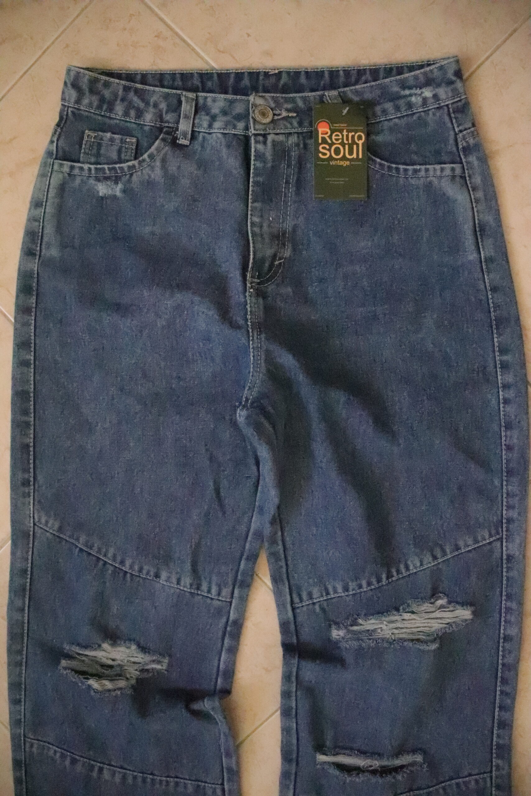 Jean Wideleg Rotos – Talla 10