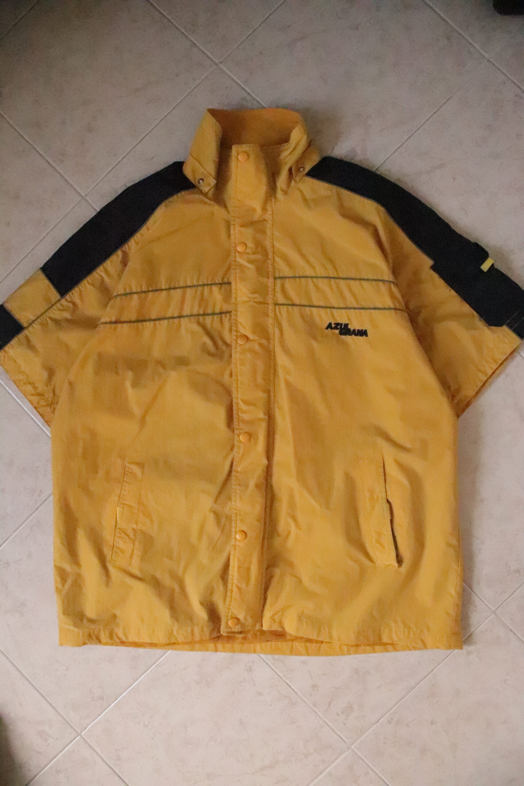 Chaqueta Manga Corta AZUL GRANA – Talla XL