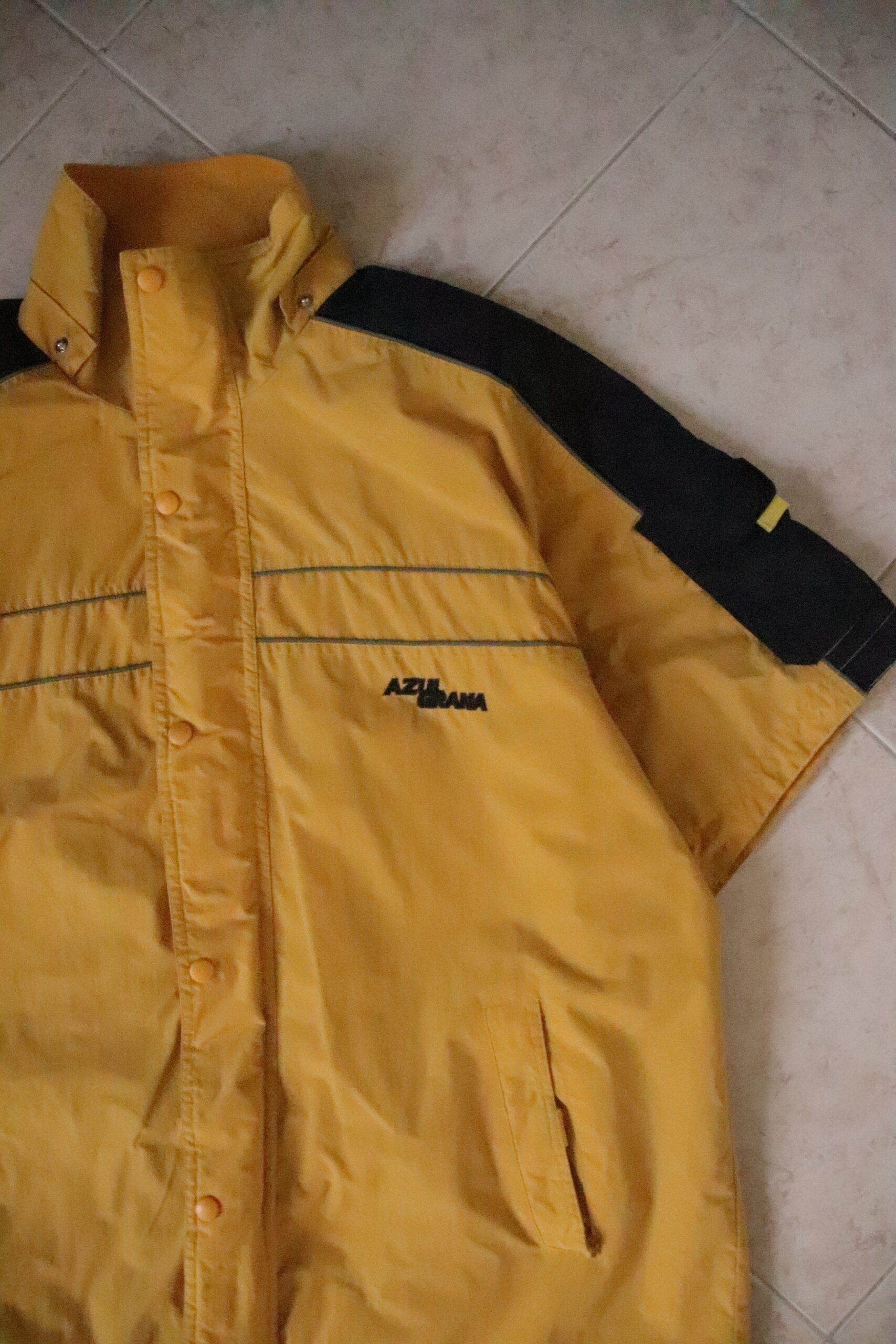 Chaqueta Manga Corta AZUL GRANA – Talla XL