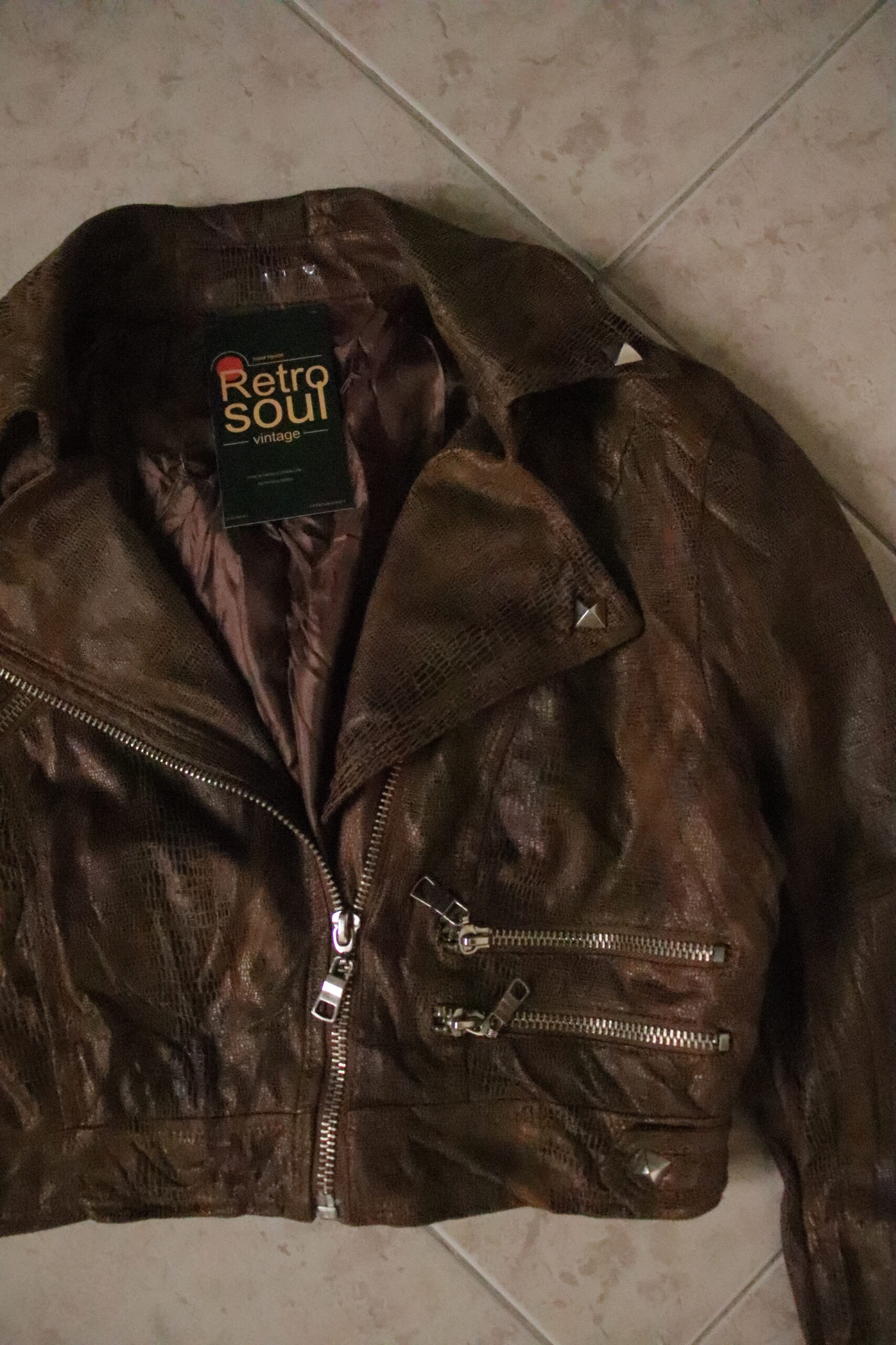 Chaquetica Piel de Serpiente – Talla S