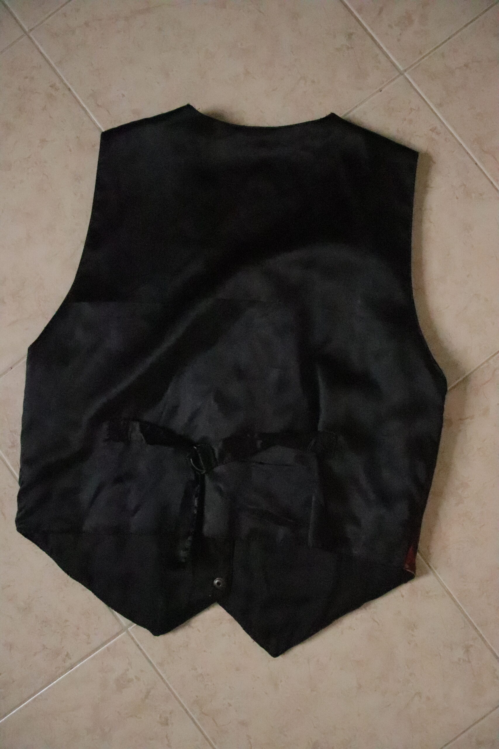 Chaleco Cuero Parches – Talla S