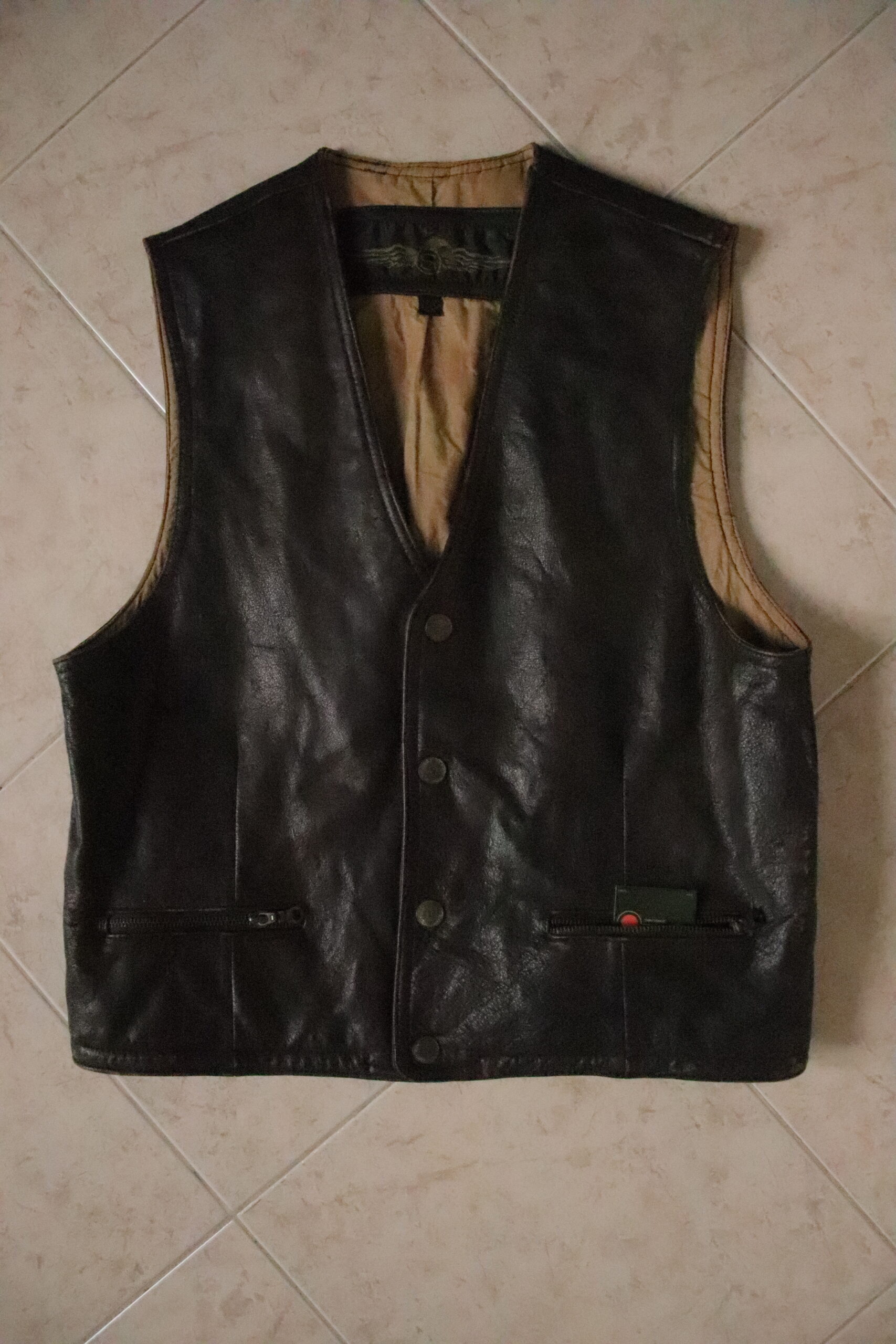 Chaleco Cuero STRUCTURE – Talla L