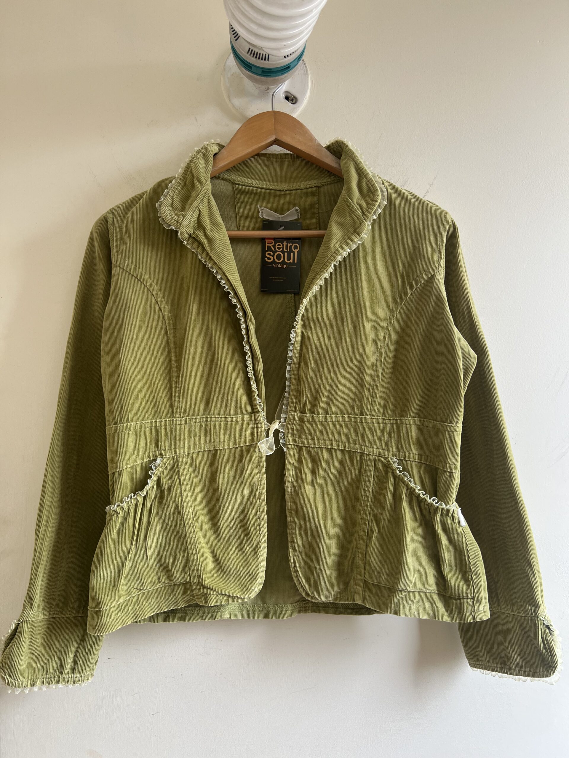 Chaqueta Cordoroy Verde – Talla S