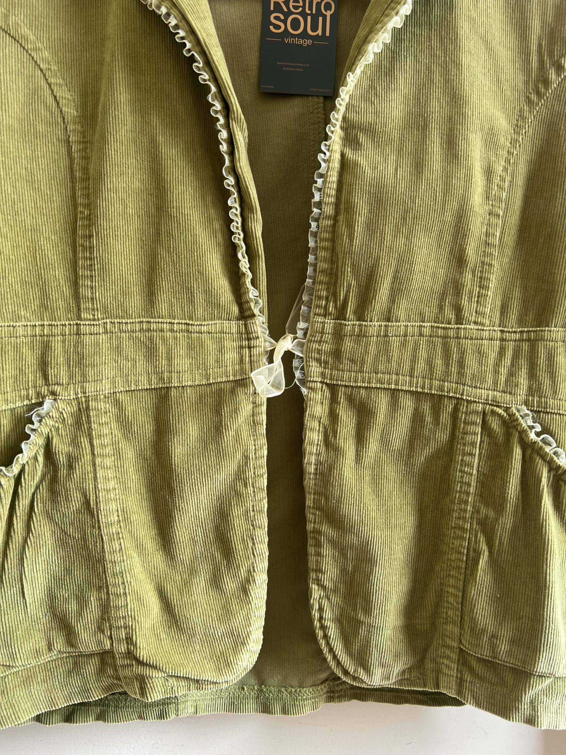 Chaqueta Cordoroy Verde – Talla S