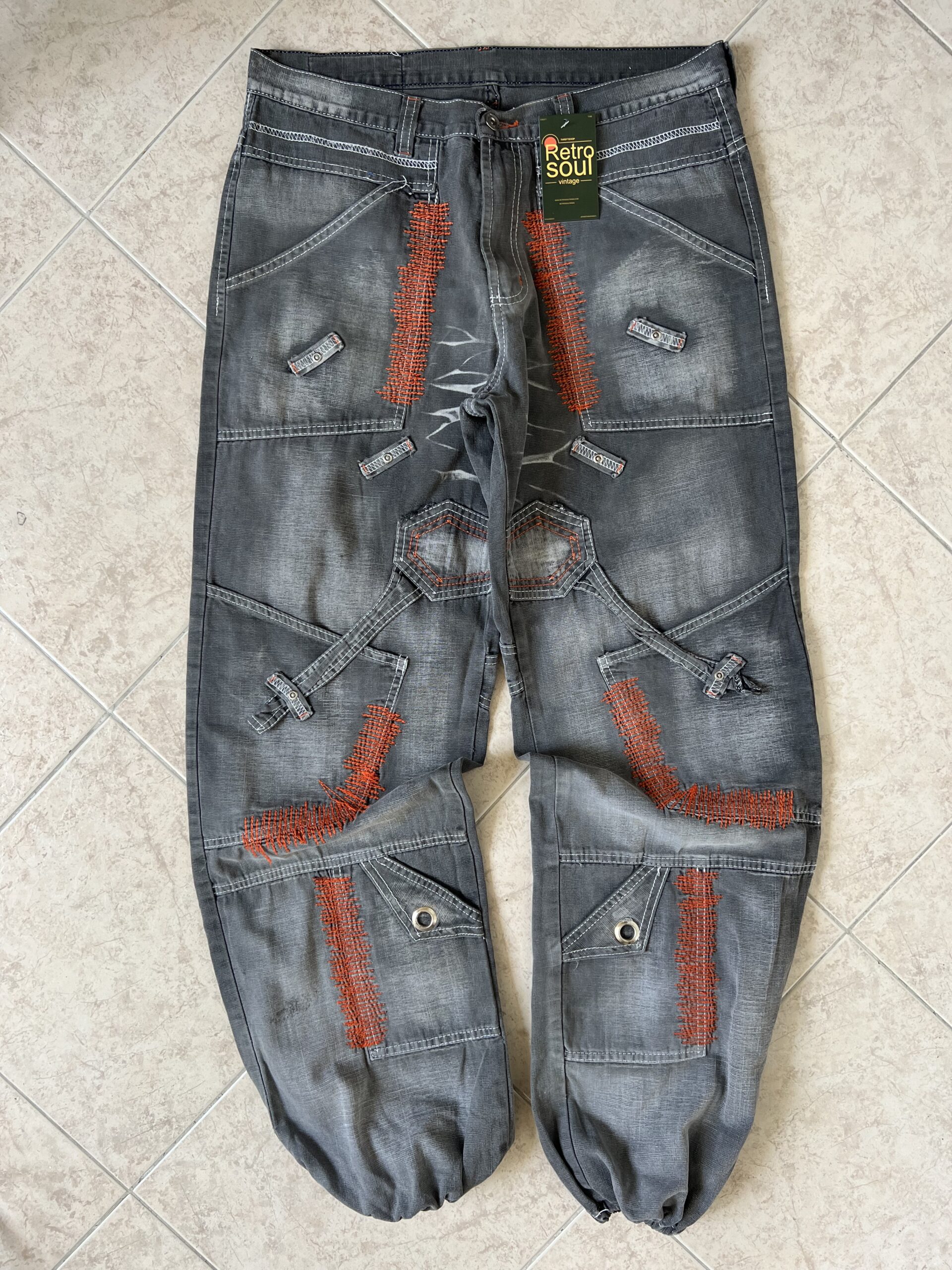 Cargo Jean Y2K – Talla 34