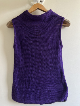 Blusa Crochet Morada – Talla M