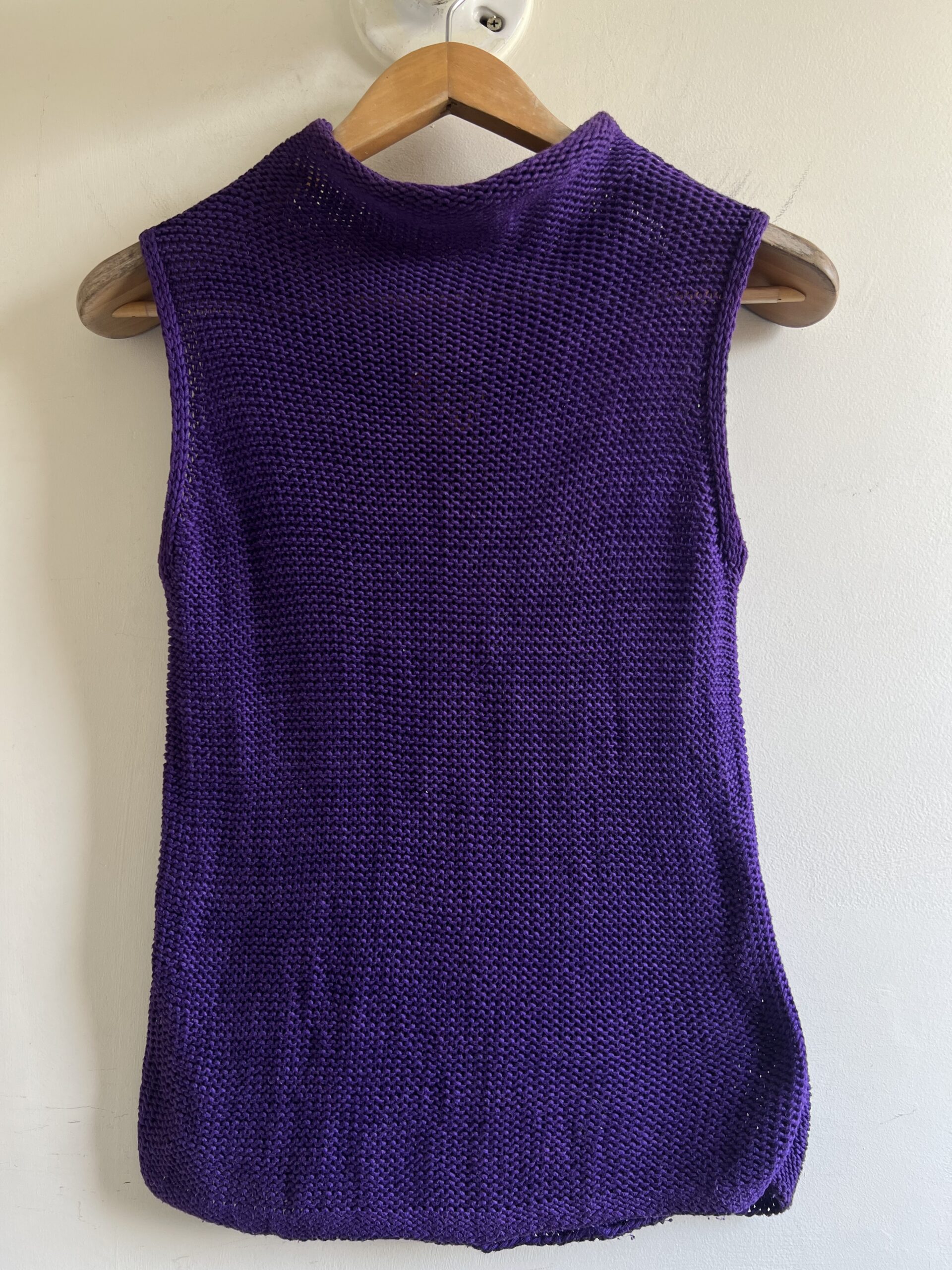 Blusa Crochet Morada – Talla M