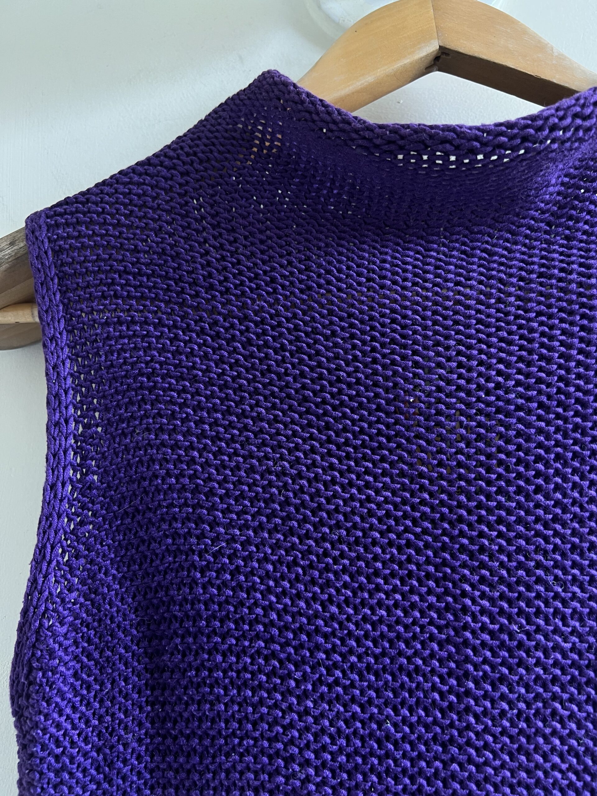 Blusa Crochet Morada – Talla M