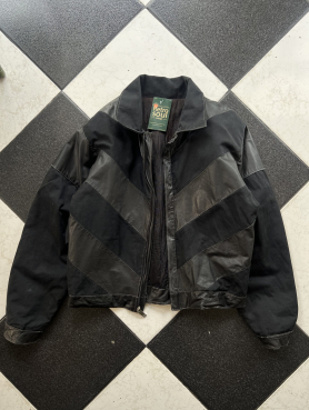 Chaqueta Cuero Combinada – Talla M